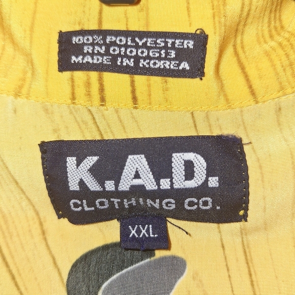 A K.A.D. Clothing Co. Short sleeve button-down anime, graphic shirt. Size XXL - Picture 2 of 9